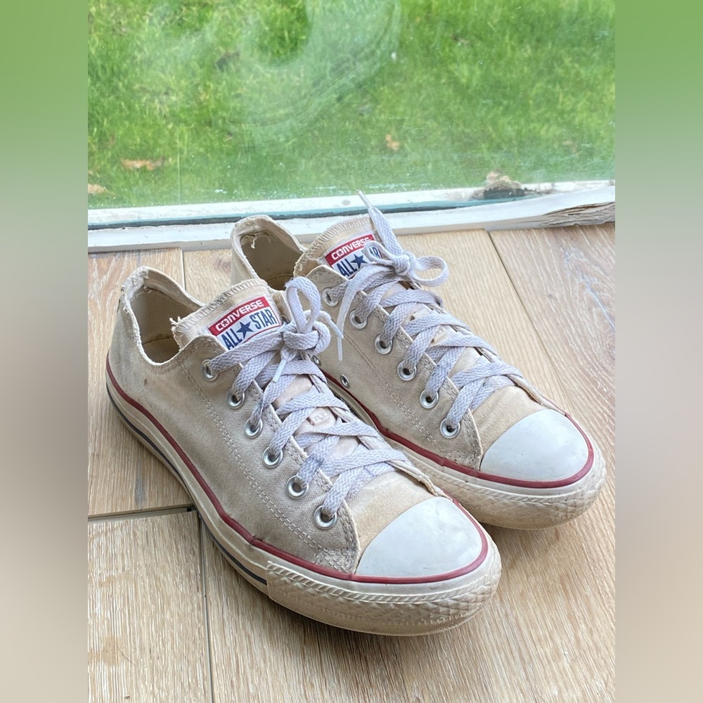 Classic White Low Top Converse